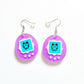 Tamagotchi 90s Y2K Style Drop Earrings