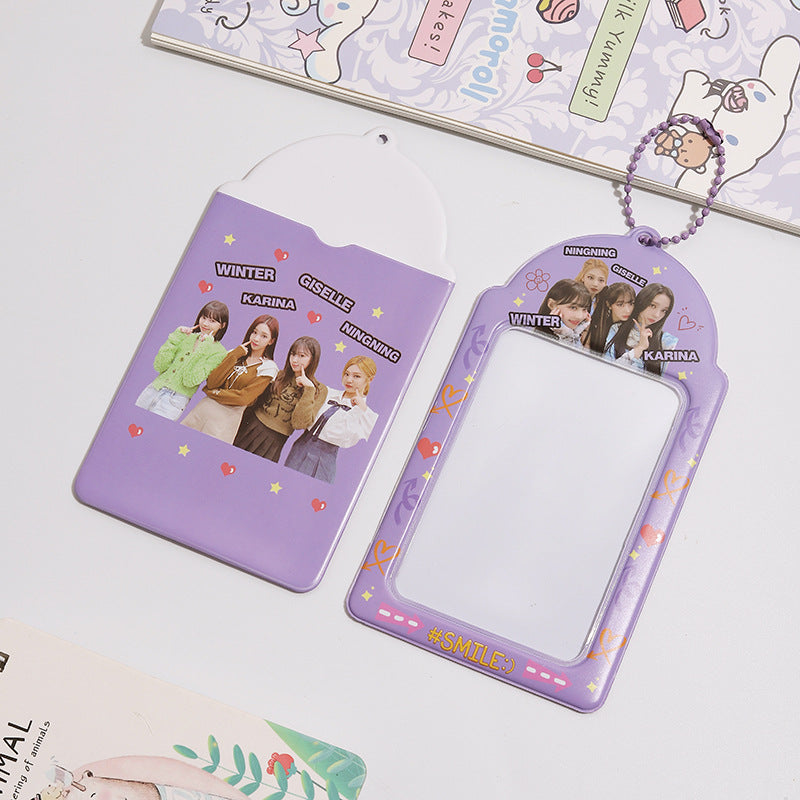 KPOP Photocard Holder Keychain - BTS, Blackpink, Twice, Enhypen, Aespa