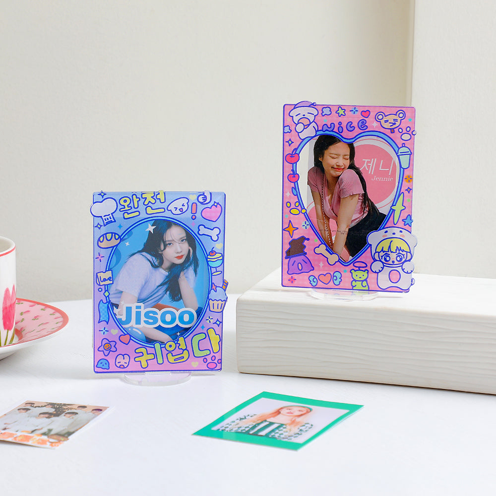 Kawaii Korean Acrylic Photocard Frames