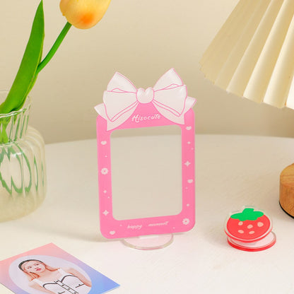 Kawaii Bow Acrylic Photocard Frames