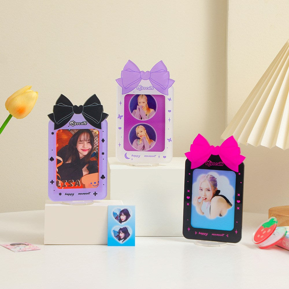 Kawaii Bow Acrylic Photocard Frames