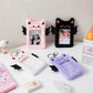 Kawaii Creepy Cute Plush Bat Photocard Holders