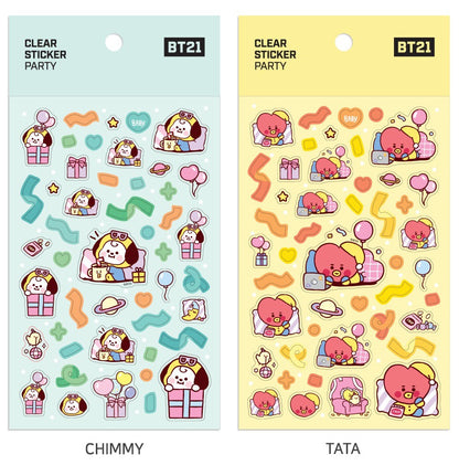 BT21 Deco Stickers - Monopoly