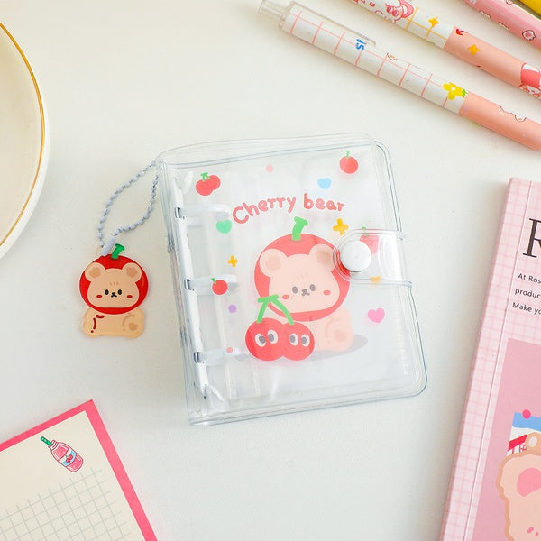 Kawaii KPOP Collect Book - Red Cherry Bear Binder