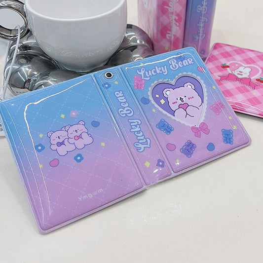 Blue and Purple Bear KPOP Collect Book