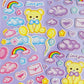 Korean Kawaii Stickers - Pixel Glitter